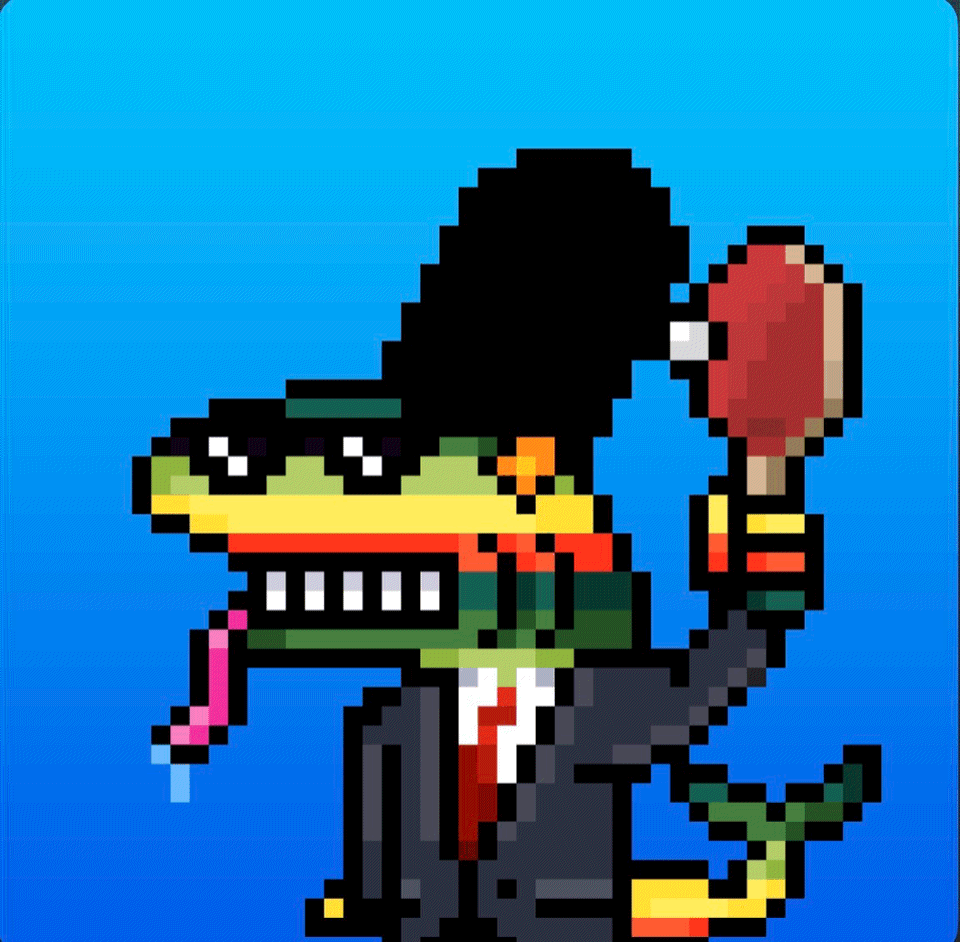 Pixel-art MATT mascot